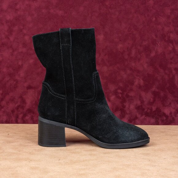 Steve Madden Women Romney Black Leather Western Festival Pull On Boots sz 8.5 - Picture 8 of 8